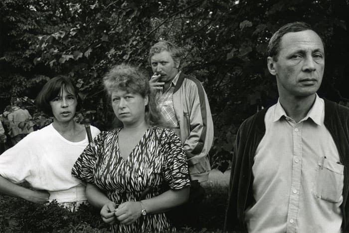 Krass Clement. Фотография из книги "Hvor Ingen Talte". Москва, 24 августа 1991.